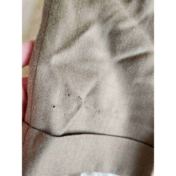 Nautica 36x32 oatmeal Brantley Wool Cashmere soft dress men's pants - Picture 7 of 9